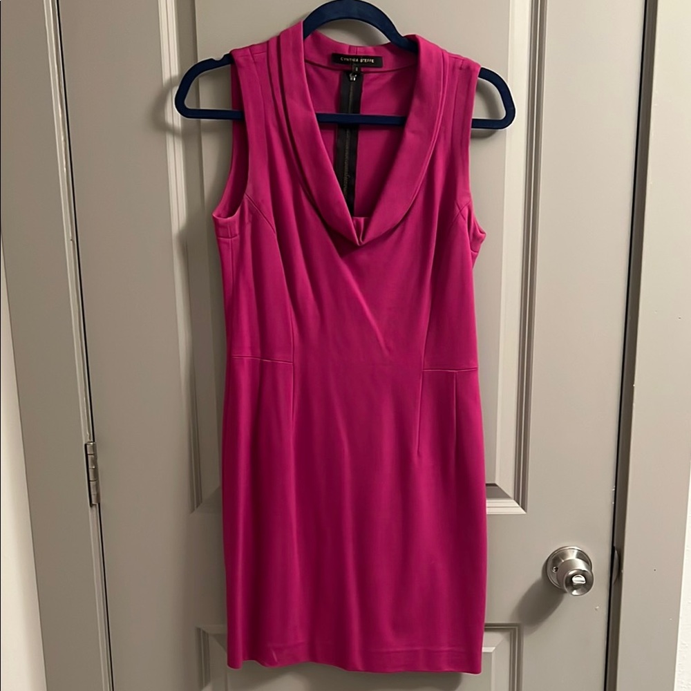 Sleeveless Pink Designer Dress